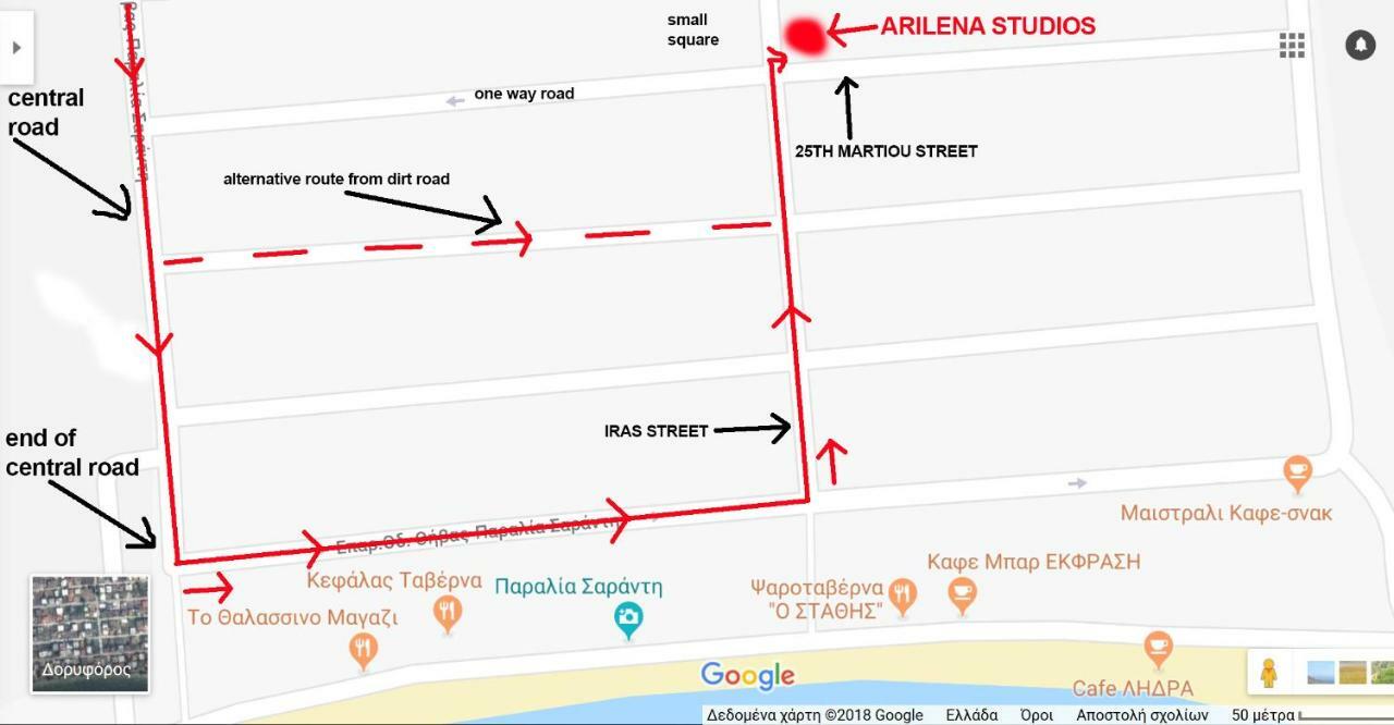 Arilena Studios Paralia  Bagian luar foto